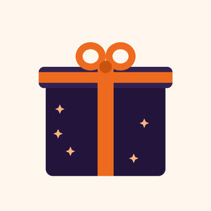 Halloween gift wrap